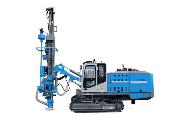 Integrated DTH drilling rig